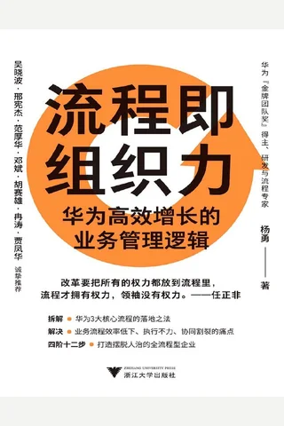 《流程即组织力》【豆瓣评分9.7】 封面