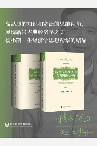 杨小凯学术文库（全两册）【杨小凯一生经济学思想精华的结晶】 封面