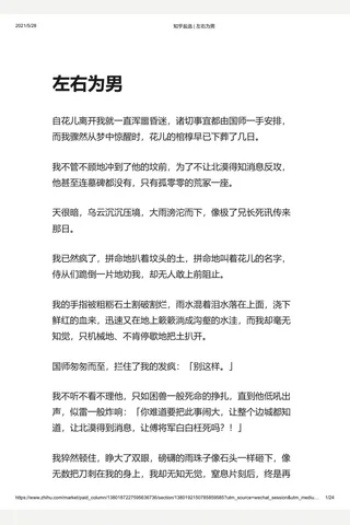 知乎盐选 左右为 封面