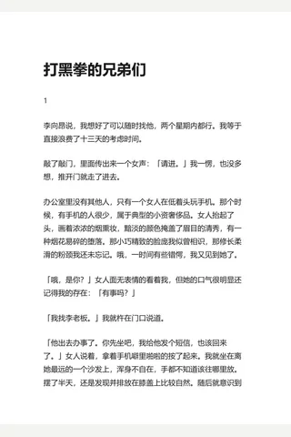 5.知乎盐选 打黑拳的兄弟们 封面