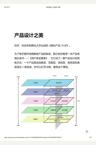 知乎盐选 产品设计之美 封面