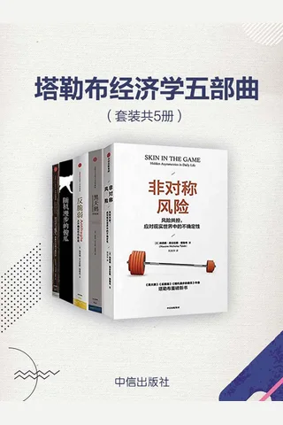 塔勒布经济学五部曲《非对称风险》《反脆弱》《黑天鹅》《随机漫步的傻瓜》《智慧与魔咒》 封面