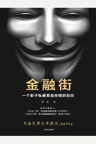 金融街：一个影子私募基金经理的自白 封面