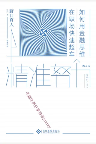 精准努力如何用金融思维在职场快速超车 封面