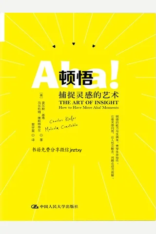 顿悟：捕捉灵感的艺术 封面