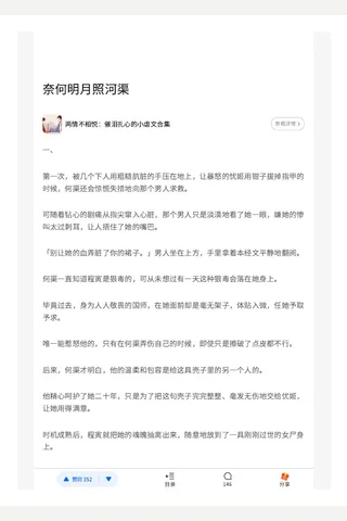 奈何明月照河渠 封面
