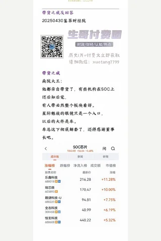 鉴茶院20250430带货之威及回答 封面