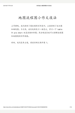 知乎盐选 地图流程图小作文技法 封面
