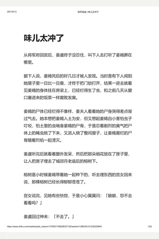 知乎盐选 味儿太冲了 封面