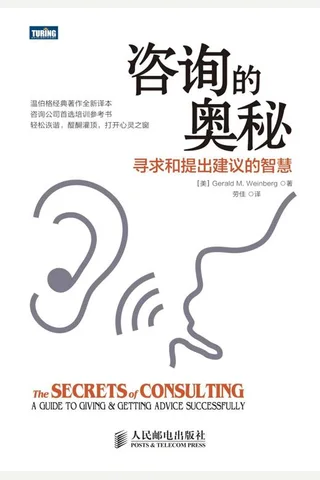 《咨询的奥秘：寻求和提出建议的智慧》 封面