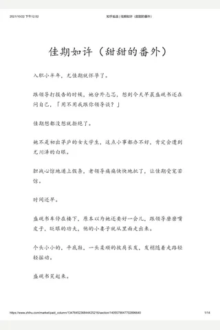 知乎盐选 佳期如许 封面