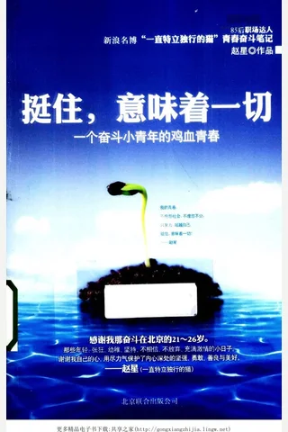 挺住，意味着一切 封面