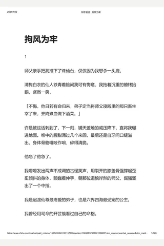 知乎盐选 拘风为牢 封面