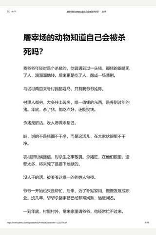 屠宰场的动物知道自己会被杀死吗？ - 知乎 封面