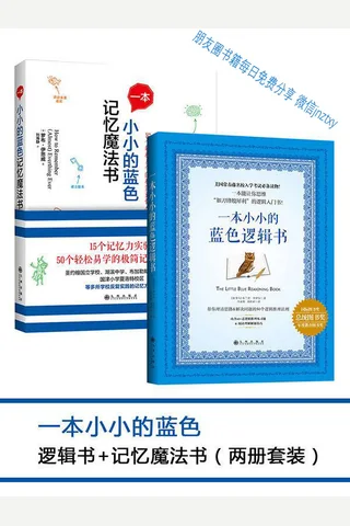 一本小小的蓝色逻辑书 一本小小的蓝色记忆魔法书 封面