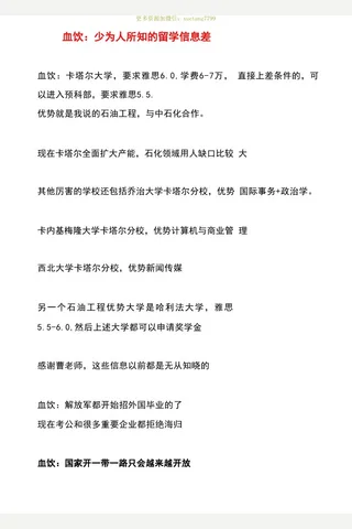 血饮：少为人所知的留学信息差250430 封面