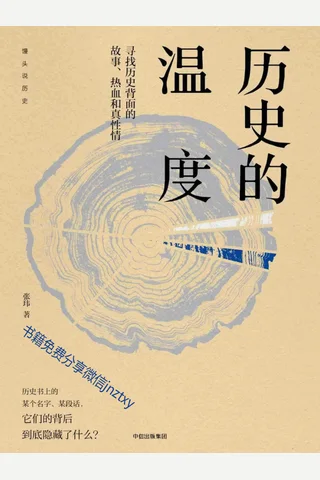 历史的温度：寻找历史背面的故事、热血和真性情 - 张玮 封面