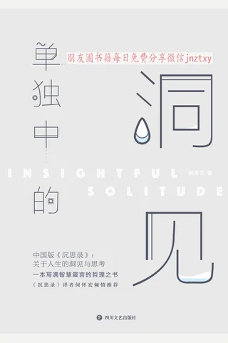 《单独中的洞见》 封面