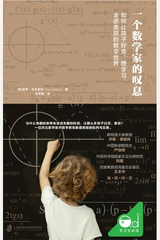 一个数学家的叹息 封面