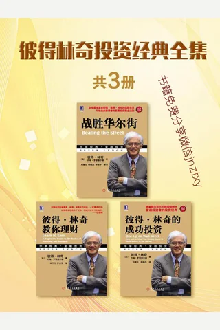 彼得林奇投资经典全集（共3册）战胜华尔街-彼得林奇教你理财-彼得林奇的成功投资 封面
