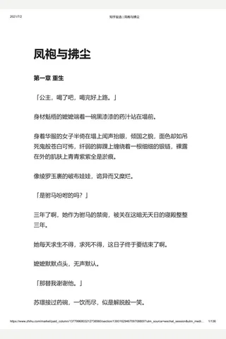 知乎盐选 凤袍与拂尘 封面