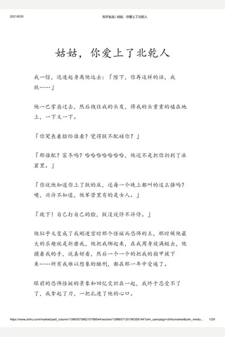 知乎盐选 姑姑，你爱上了北乾人 封面