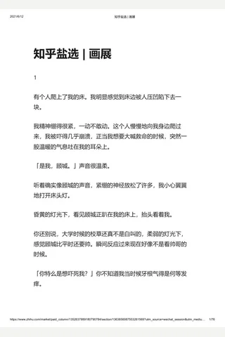 知乎盐选 画展 封面