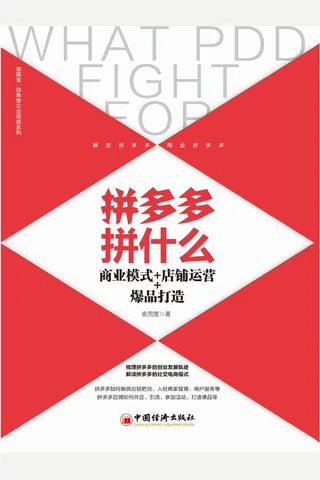 《拼多多拼什么：商业模式+店铺运营+爆品打造》 封面
