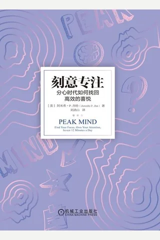 刻意专注：分心时代如何找回高效的喜悦 - 阿米希·P.杰哈 封面